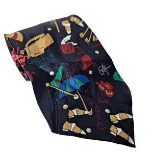 Country Squire Golf Silk Necktie